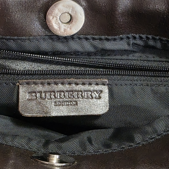 Burberry Nova Wool/leather Vintage Tote Bag - Picture 3 of 15